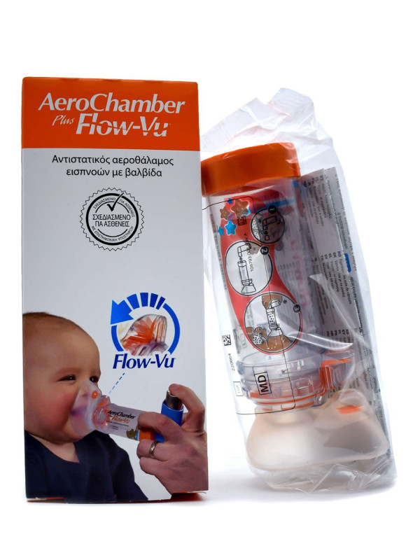 AeroChamber Plus Flow-Vu Turuncu 0-18 Ay AeroChamber Plus Flow-Vu Turuncu 0-18 Ay