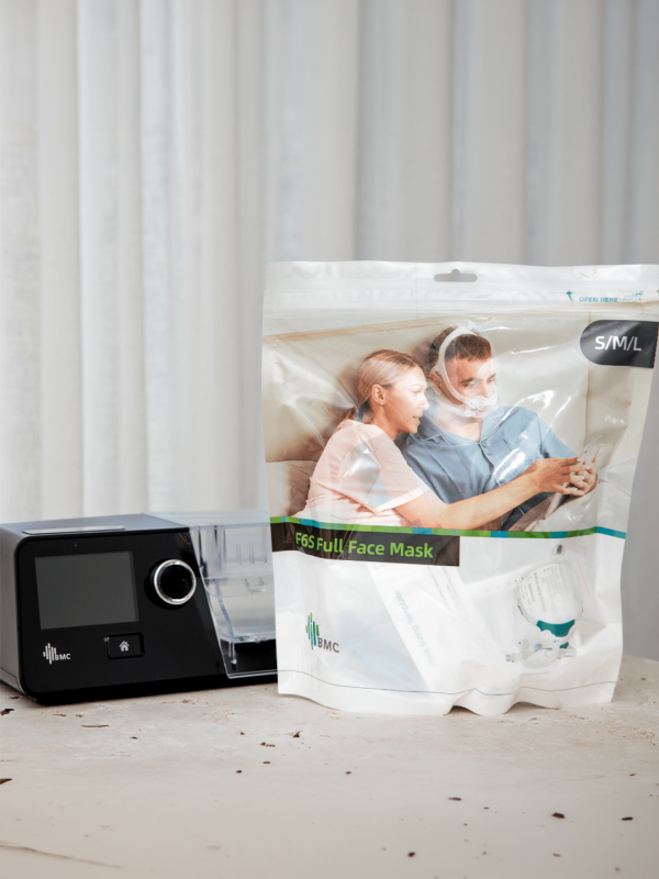 BMC F6S Full Face CPAP Maskesi