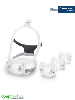 Philips Respironics DreamWear Full Ağız Burun CPAP Maskesi (S,M,MW,L Silikon Paket İçinde) Philips Respironics DreamWear Full Ağız Burun CPAP Maskesi (S,M,MW,L Silikon Paket İçinde)