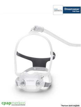 Philips Respironics DreamWear Full Ağız Burun CPAP Maskesi