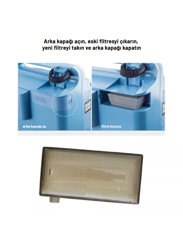 Philips EverFlo Oksijen Konsantratörü İçin Uyumlu PAL Filtre Philips EverFlo Oksijen Konsantratörü İçin Uyumlu PAL Filtre