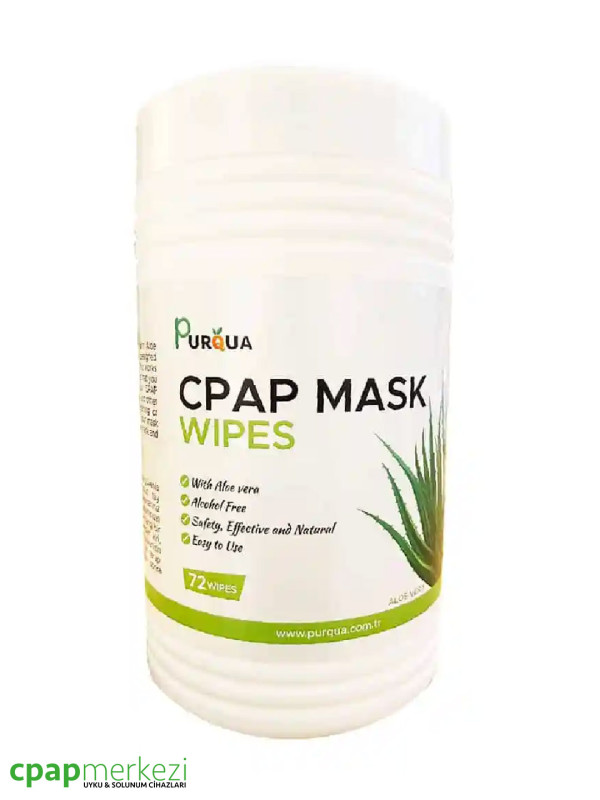 Purqua CPAP Maskesi Temizleme Mendili Purqua CPAP Maskesi Temizleme Mendili