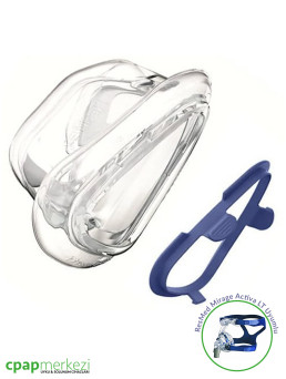 ResMed Mirage Activa LT CPAP Maskesi Silikonu - Large ResMed Mirage Activa LT CPAP Maskesi Silikonu - Large