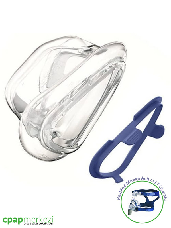 ResMed Mirage Activa LT CPAP Maskesi Silikonu - Large ResMed Mirage Activa LT CPAP Maskesi Silikonu - Large