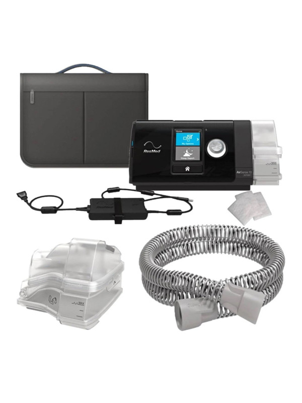 ResMed AirSense 10 AutoSet + ResMed HumidAir Nemlendirici + AirFit N20 Burun Maskesi ResMed AirSense 10 AutoSet + ResMed HumidAir Nemlendirici + AirFit N20 Burun Maskesi