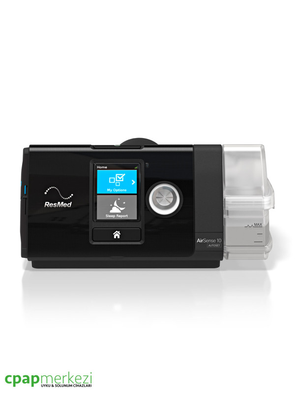ResMed AirSense 10 AutoSet + ResMed HumidAir Nemlendirici + AirFit N20 Burun Maskesi ResMed AirSense 10 AutoSet + ResMed HumidAir Nemlendirici + AirFit N20 Burun Maskesi