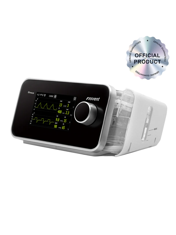 ResVent iBreeze 30ST BiPAP ST Machine with Humidifier & CPAP Mask & Bluetooth Pulse Oximeter Included