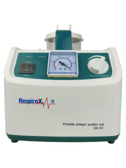 Respirox SX-1D Bataryalı Aspiratör Balgam Cihazı Respirox SX-1D Bataryalı Aspiratör Balgam Cihazı