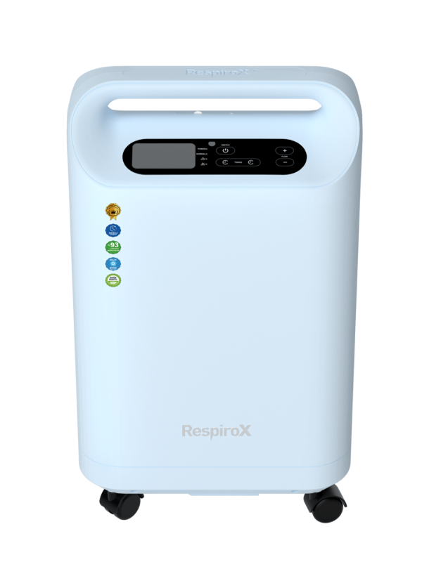 Respirox CR-F5SW 5 Litre Nebülizatörlü Oksijen Konsantratörü – Profesyonel Ev Tipi Solunum Destek Sistemi