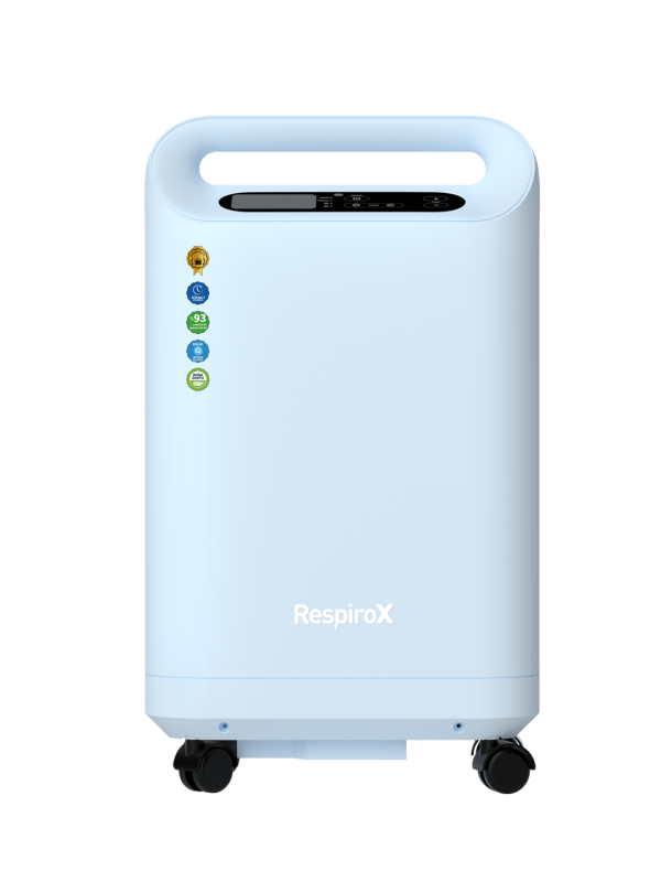 Respirox CR-F5SW 5 Litre Nebülizatörlü Oksijen Konsantratörü – Profesyonel Ev Tipi Solunum Destek Sistemi