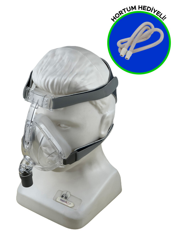 Respirox RF01 Ağız Burun CPAP Maskesi *Kafa Bandı Dahil* Respirox RF01 Ağız Burun CPAP Maskesi *Kafa Bandı Dahil*