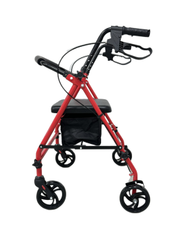 Respirox RR-01 Foldable Rollator Red