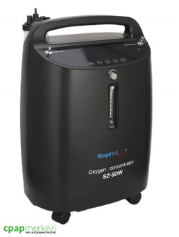 Respirox SZ-5DW Nebülizatörlü 5 L/dk Türkçe Konuşan Oksijen Konsantratörü Respirox SZ-5DW Nebülizatörlü 5 L/dk Türkçe Konuşan Oksijen Konsantratörü