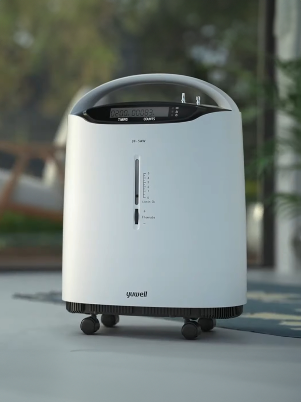 Yuwell 8F-5A 5 Litre Oksijen Konsantratörü [Nebülizatörlü & Kumandalı]