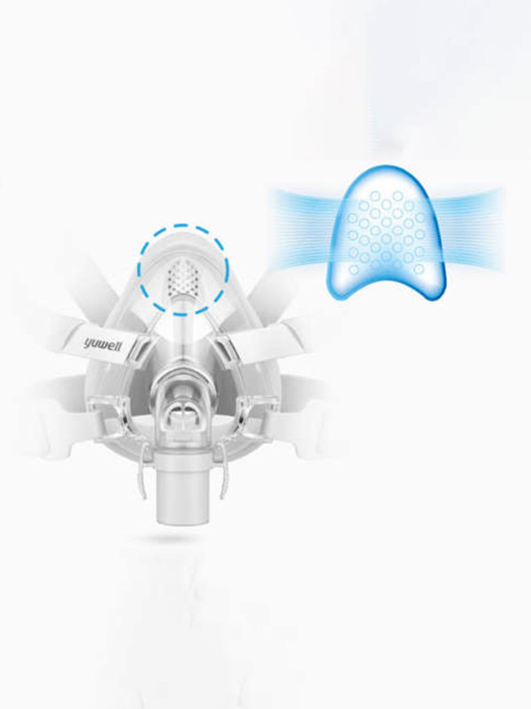 Yuwell YF-02 Ağız Burun CPAP Maskesi Yuwell YF-02 Ağız Burun CPAP Maskesi