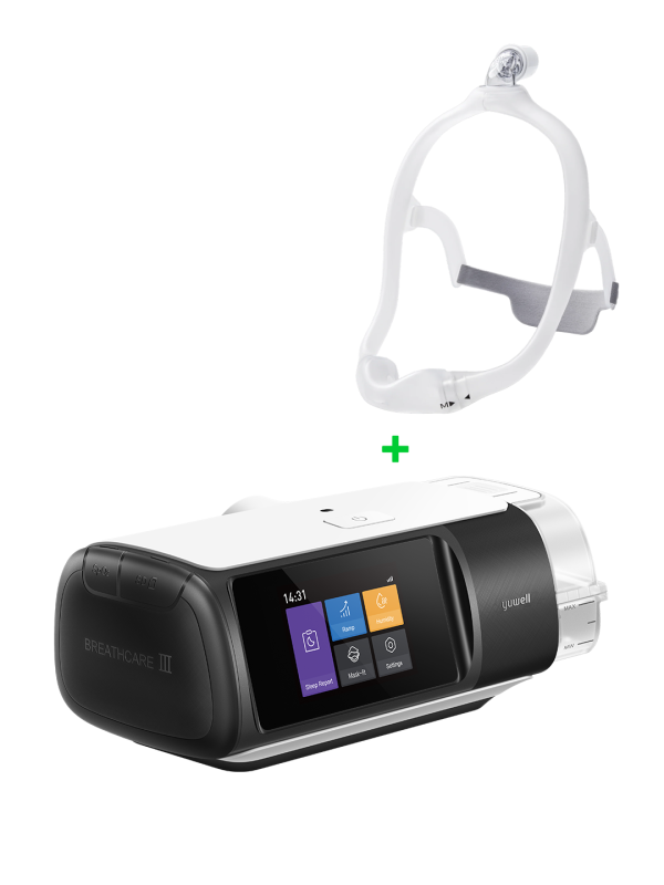 Yuwell YH-680B Auto CPAP Machine with Philips DreamWear Mask Bundle