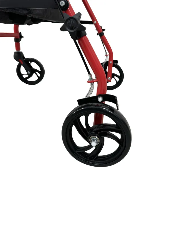 2Respirox RR-01 Katlanabilir Rolatör Kırmızı - Oturaklı, Frenli ve Şık Tasarımlı Dört Tekerlekli Yürüteç Respirox RR-01 Katlanabilir Rolatör Kırmızı - Oturaklı, Frenli ve Şık Tasarımlı Dört Tekerlekli Yürüteç
